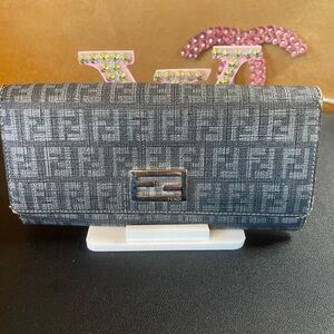 Authentic Fendi Gray wallet